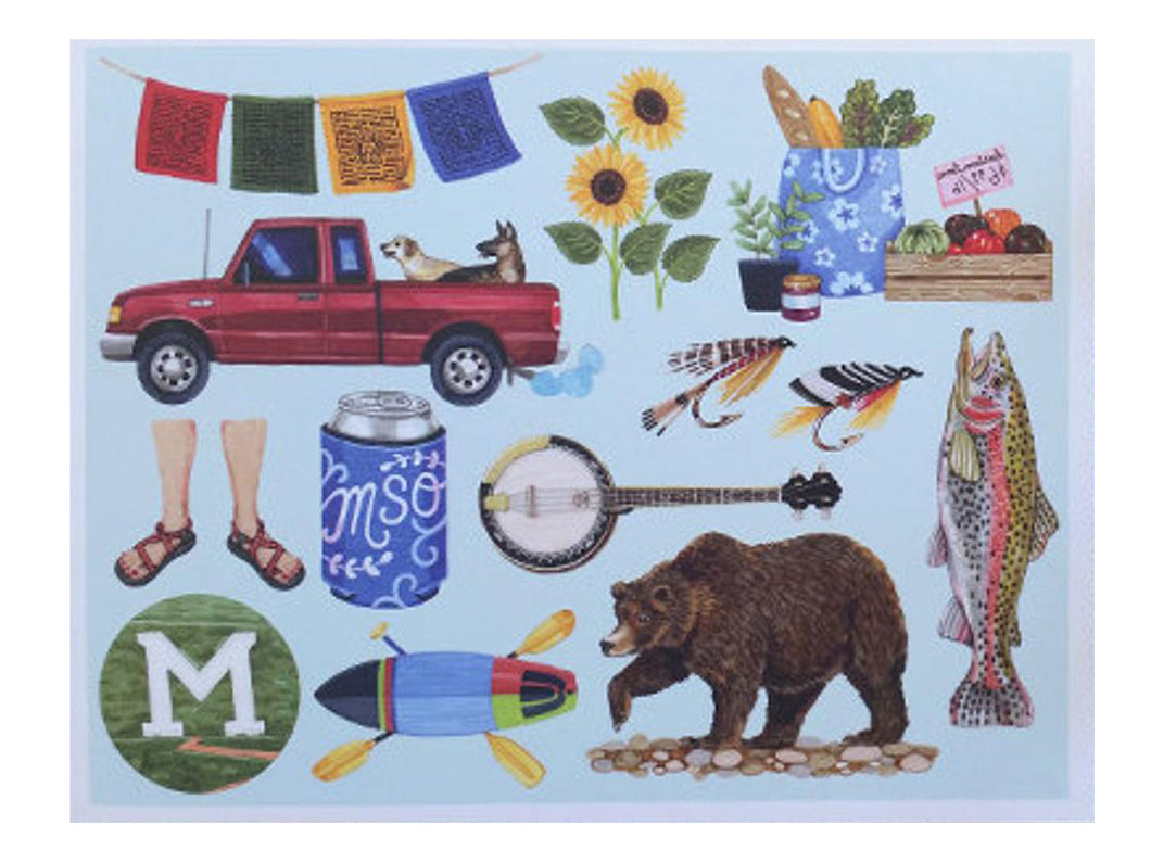 Missoula, Montana Postcard