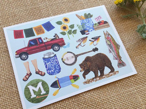 Missoula, Montana Postcard