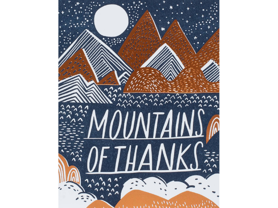 Mountains Of Thanks, Single Card