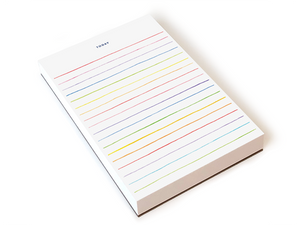 Notepad, Multi Stripes