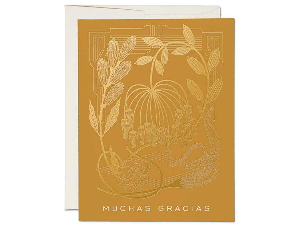 Mustard Foil, Thank You Card