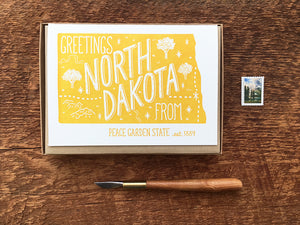 Greetings from North Dakota Card