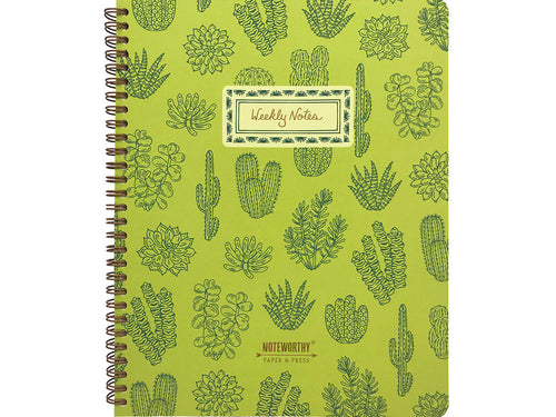Cactus Weekly Fill-In Planner