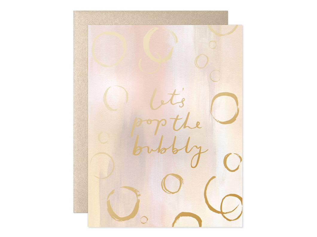 Let's Pop The Bubbly, Single Card