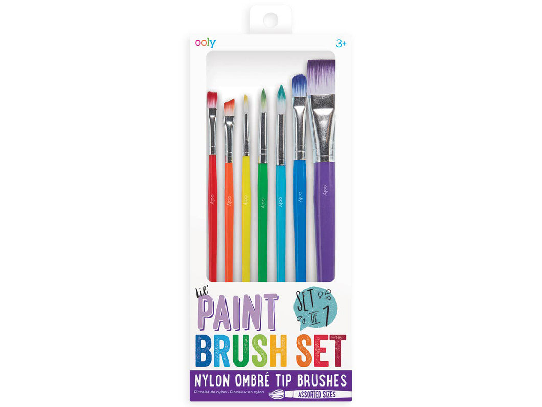 Lil' Paint Brush Set, Set of 7