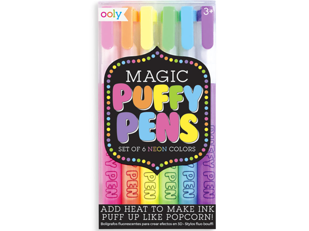 Magic Neon Puffy Pens