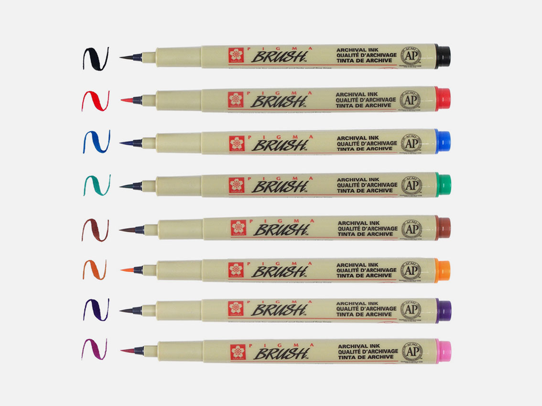 Pigma BRUSH™ Pen, Various Colors