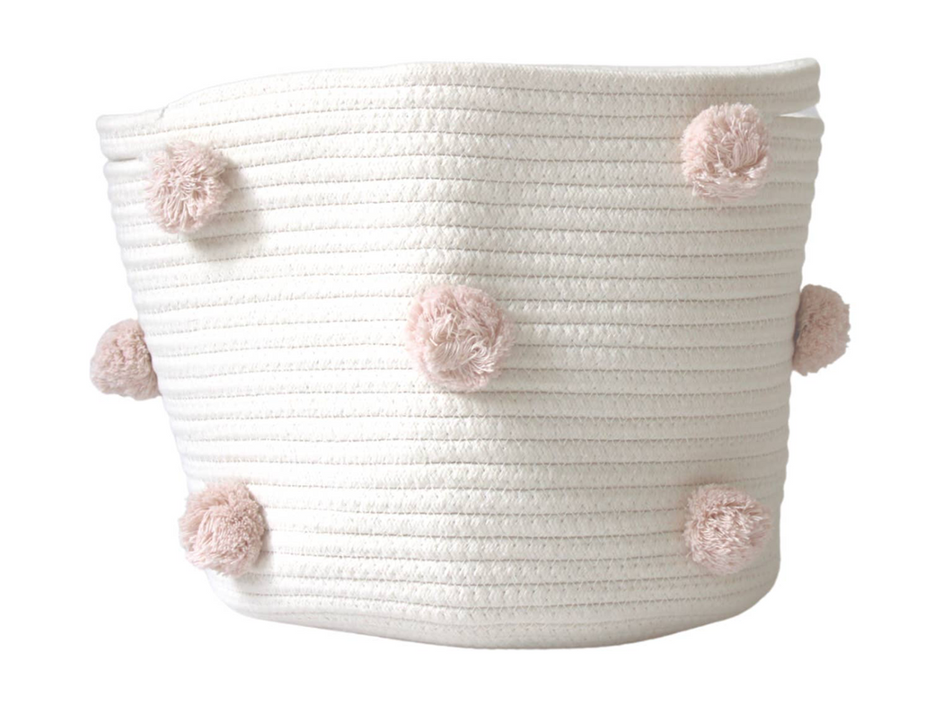 Pom Basket, Various Colors