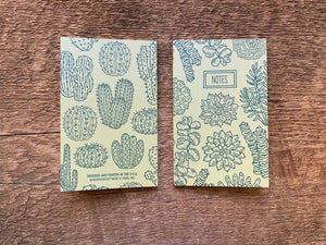 Cacti & Succulents Pocket Notebook Set