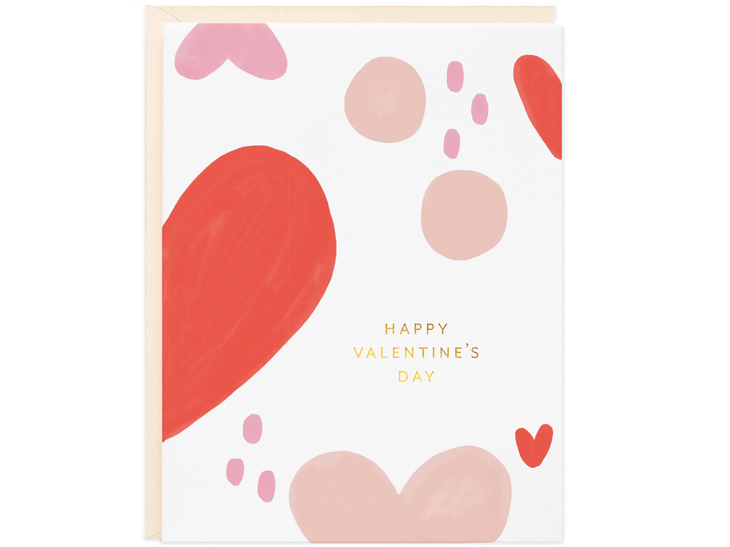 Valentine Abstract, Single Card