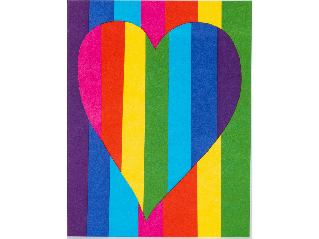 Rainbow Heart, Single Card