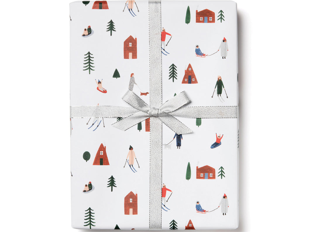 Snow Day Wrapping Paper, Roll of 3