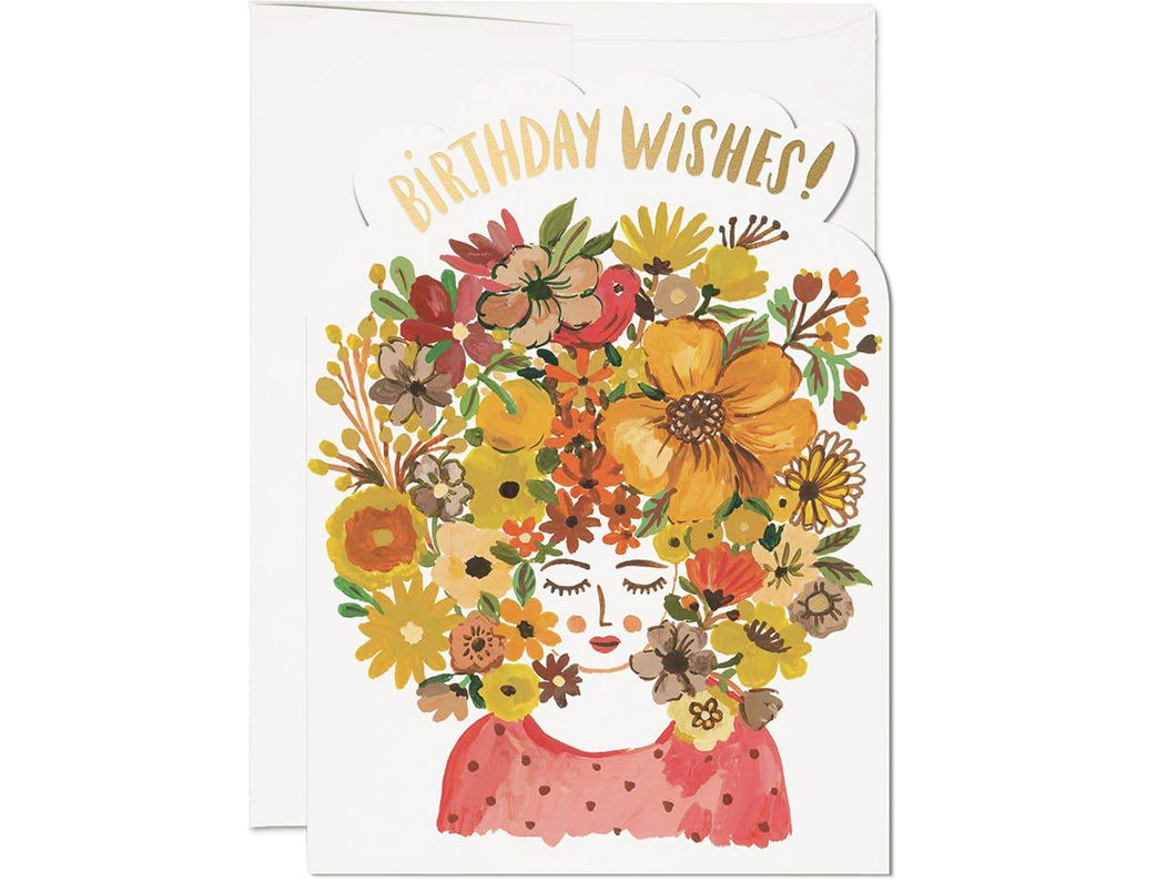 Floral Tresses, Single Card