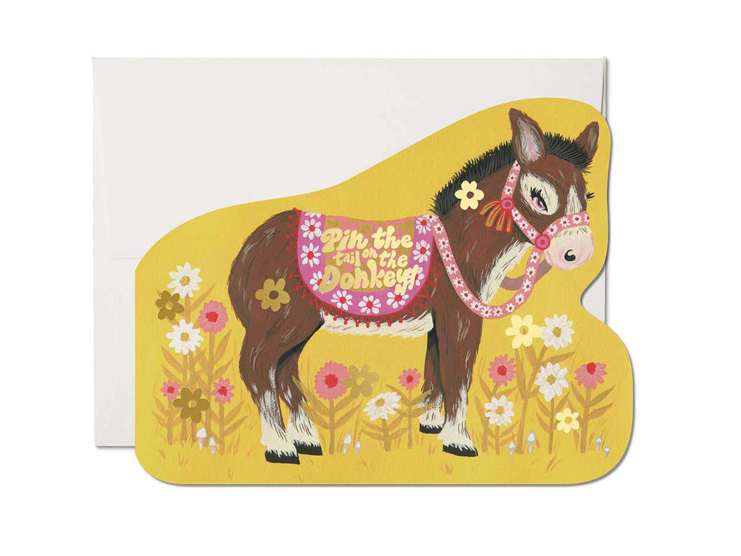 Pin the Tail Donkey, Single Card