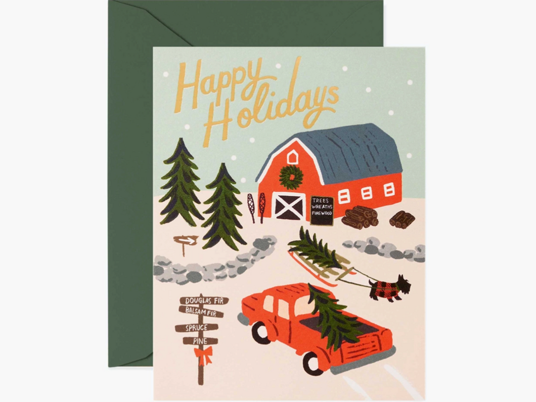 Holiday Tree Farm, Single Card