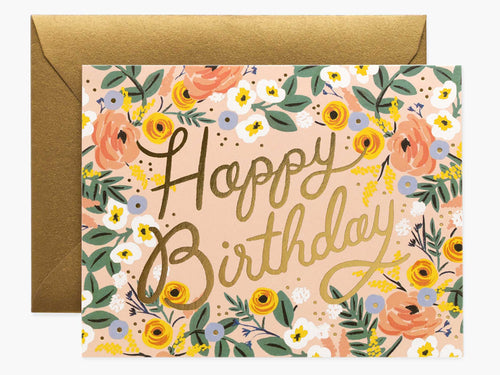 Rosé Birthday, Single Card
