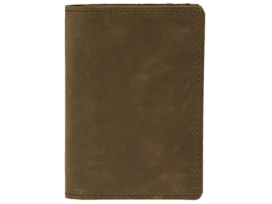 Leather Passport and Vax Card Wallet