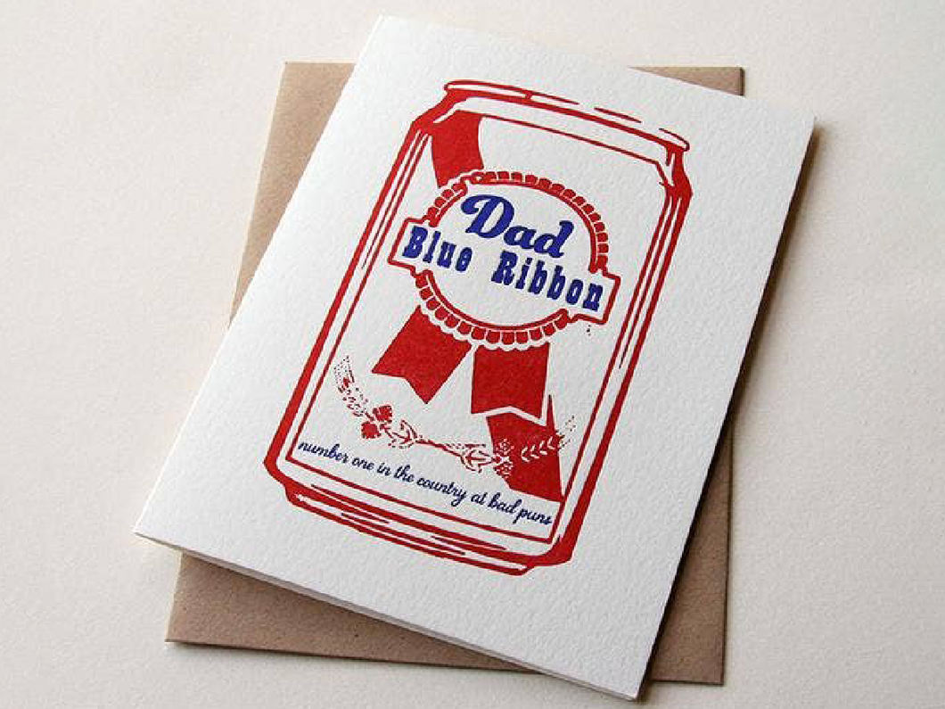 Blue Ribbon Dad, Single Card