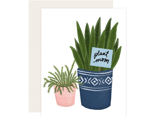 Plant Mom, Single Card