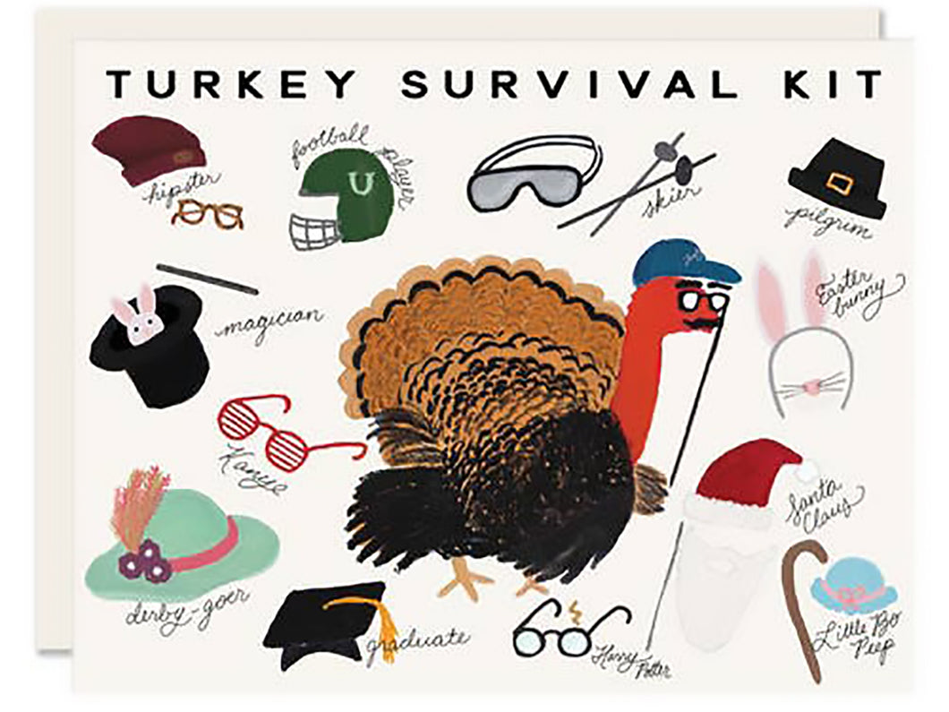 Turkey Survival Kit, Single Card