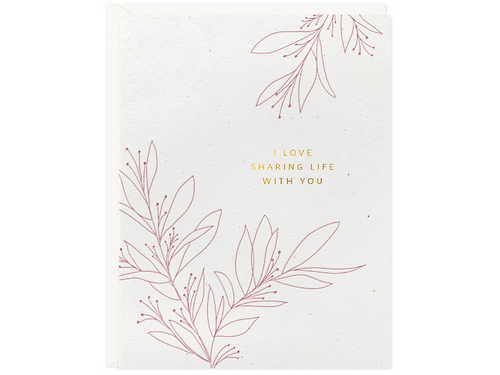Love Sharing Life, Single Card