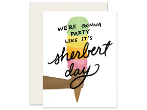 It's Sherbert Day, Single Card