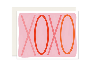 Colorful XOXO, Single Card