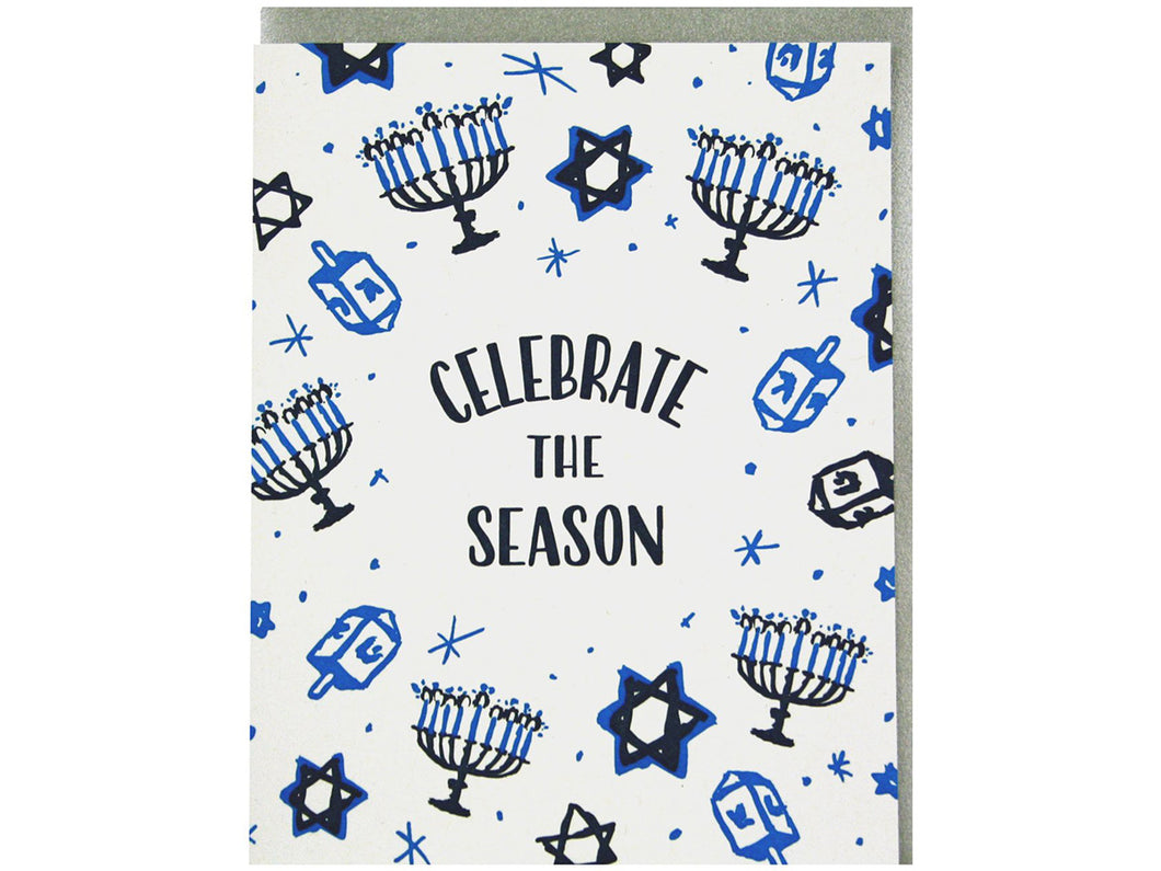 Celebrate The Season Hanukkah, Single Card