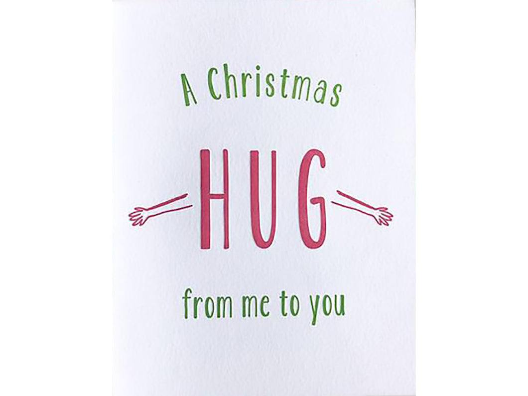 Christmas Hug, Single Card