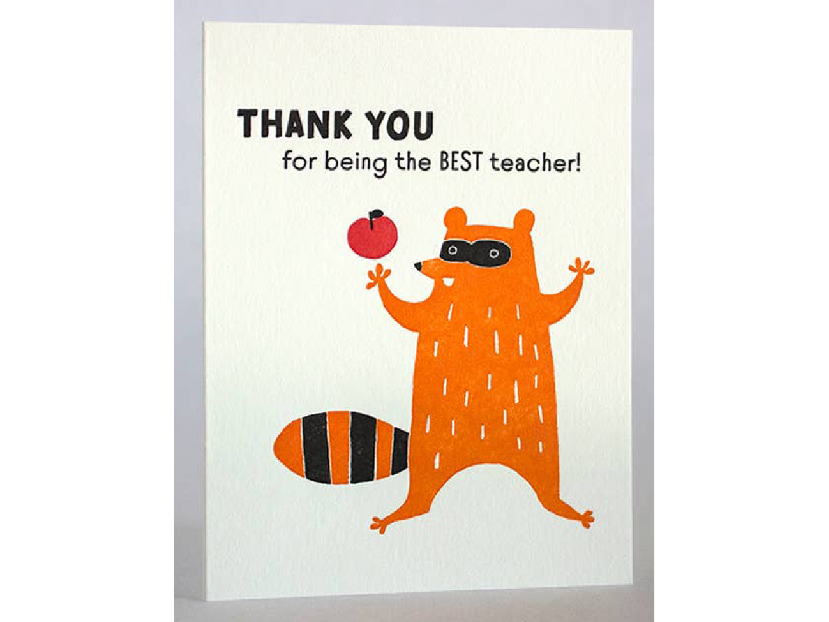 thank you teacher card