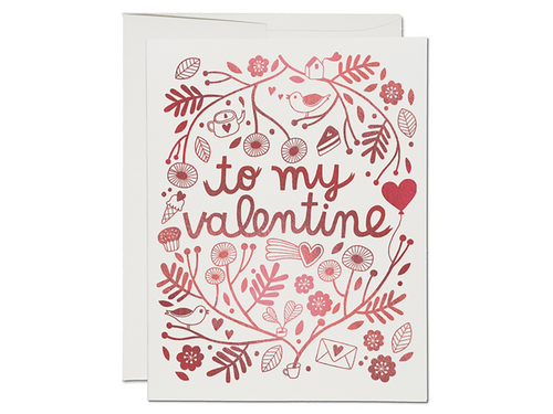 Treats for Valentine, Single Card