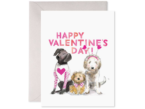 Valentine's Doggies, Single Card