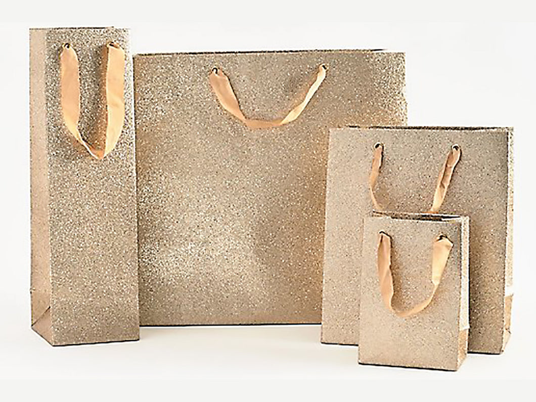 Champagne Glitter Gift Bags