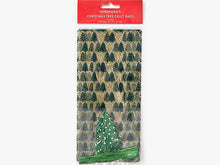 Christmas Tree Cellophane Bags, Set of 20