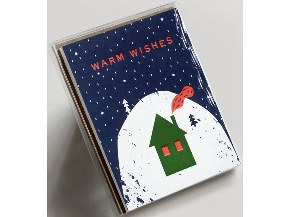 Warm Wishes Cozy Cabin, Greeting Card – Noteworthy Paper & Press