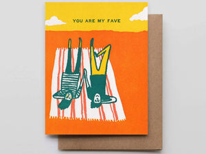 You Are My Fave, Single Card