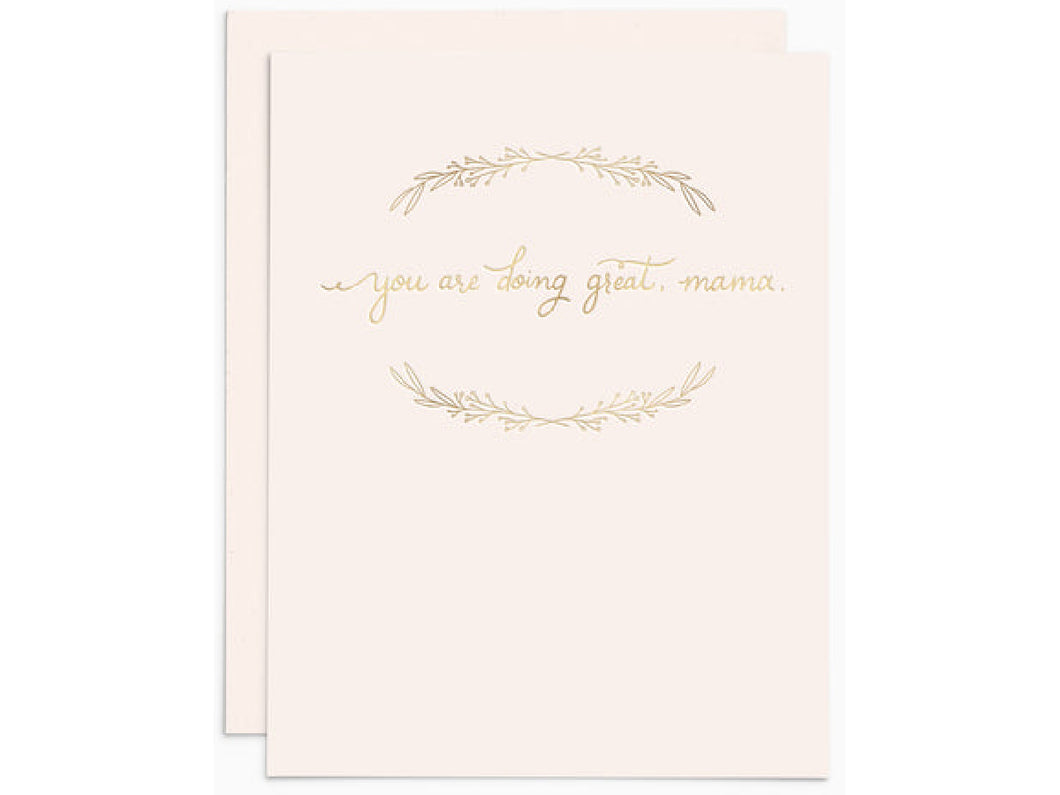 You Are Doing Great Mama, Single Card
