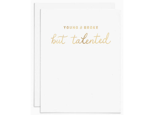 Young & Broke But Talented, Single Card
