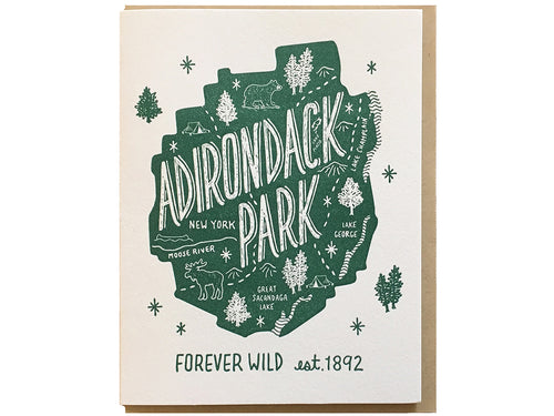 Adirondack Park Greeting Card
