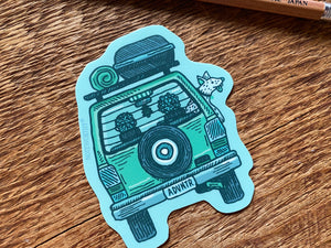 Adventure Wagon Sticker