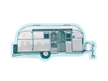 Silver Camper Sticker