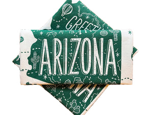 Greetings from Arizona Tea Towel