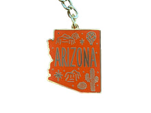 Arizona Enamel Keychain