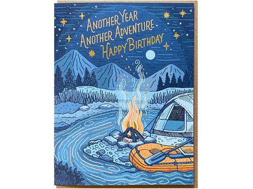 Birthday Campfire Greeting Card