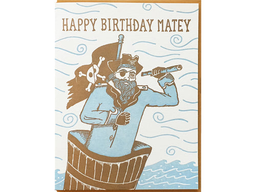 Birthday Matey Greeting Card