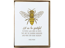 Bee Grateful Greeting Card