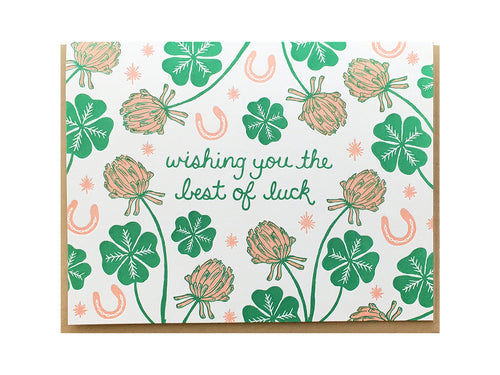 Best of Luck Greeting Card