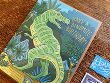 Dinosaur Birthday Greeting Card