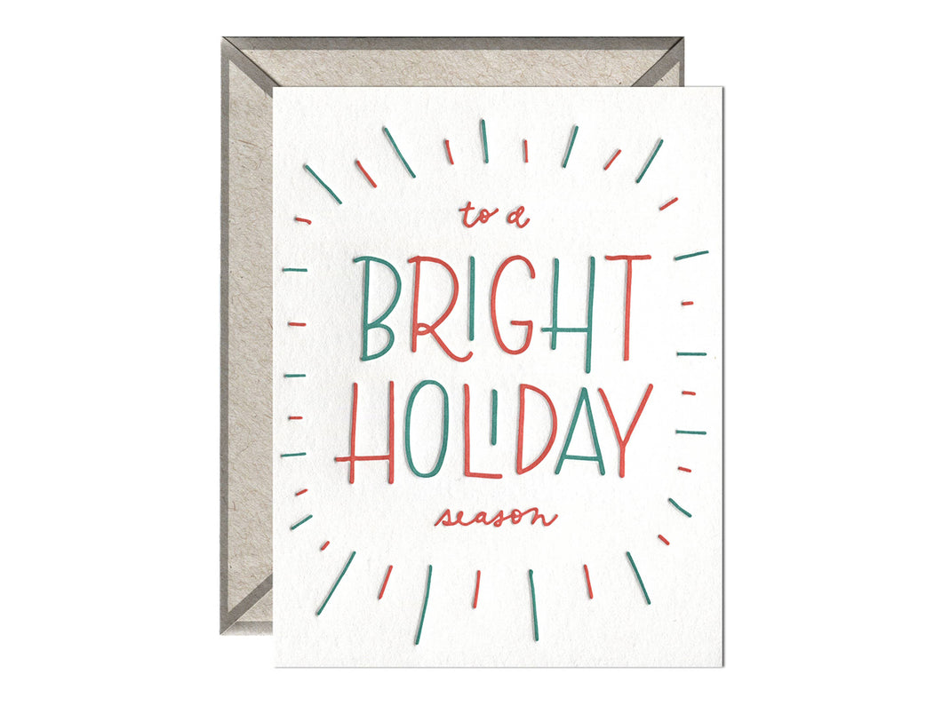 Bright Holiday, Single Card