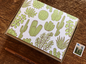 Cacti & Succulents Greeting Card